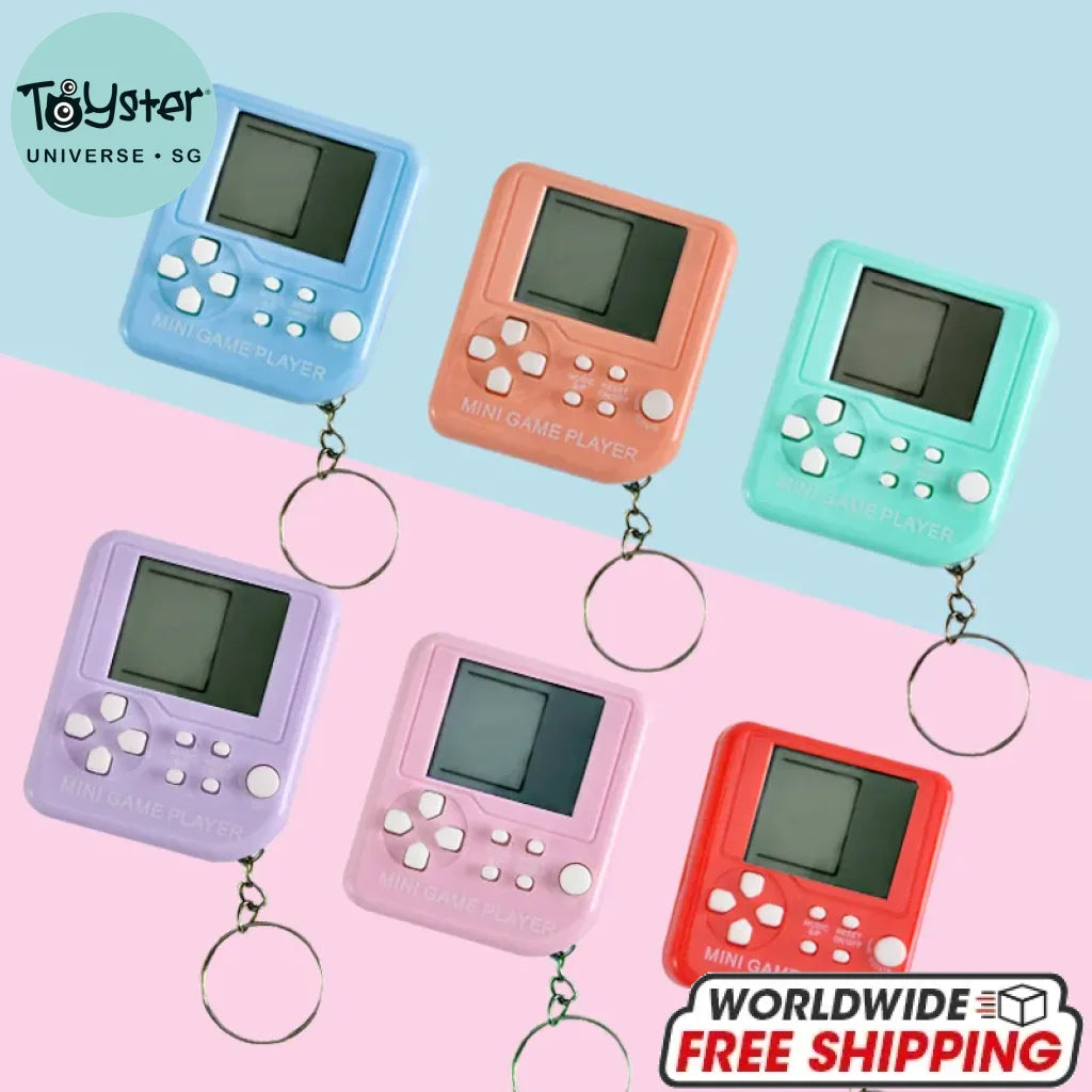 Video Game Colourful Keychain