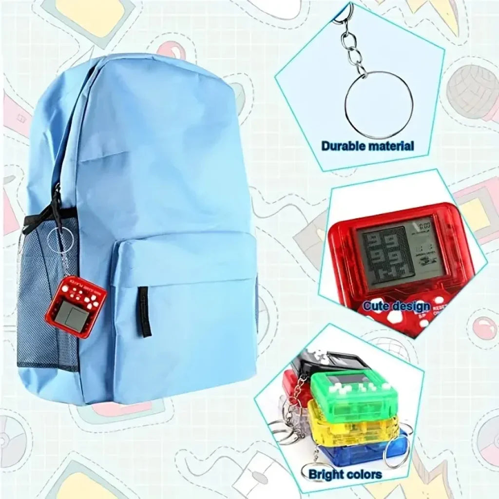 Video Game Colourful Keychain