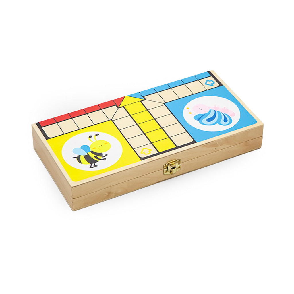 Viga Wooden Ludo Board Game