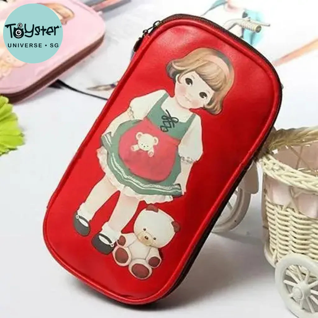 Vintage Girl Pencil Case