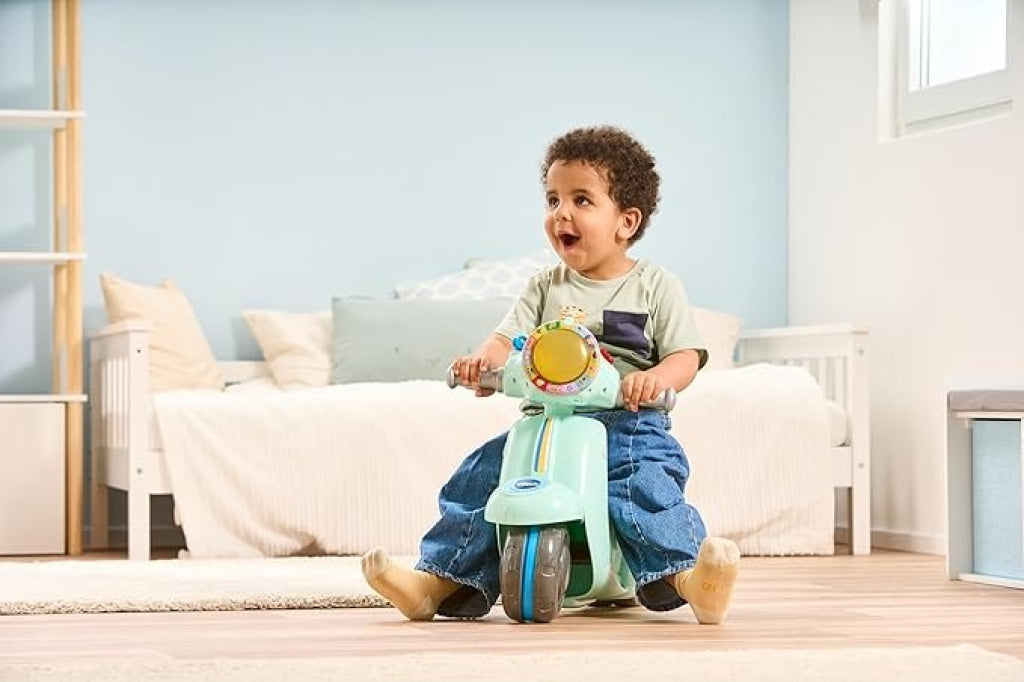 VTech 2 In 1 Ride N Balance Scooter Blue - VTech