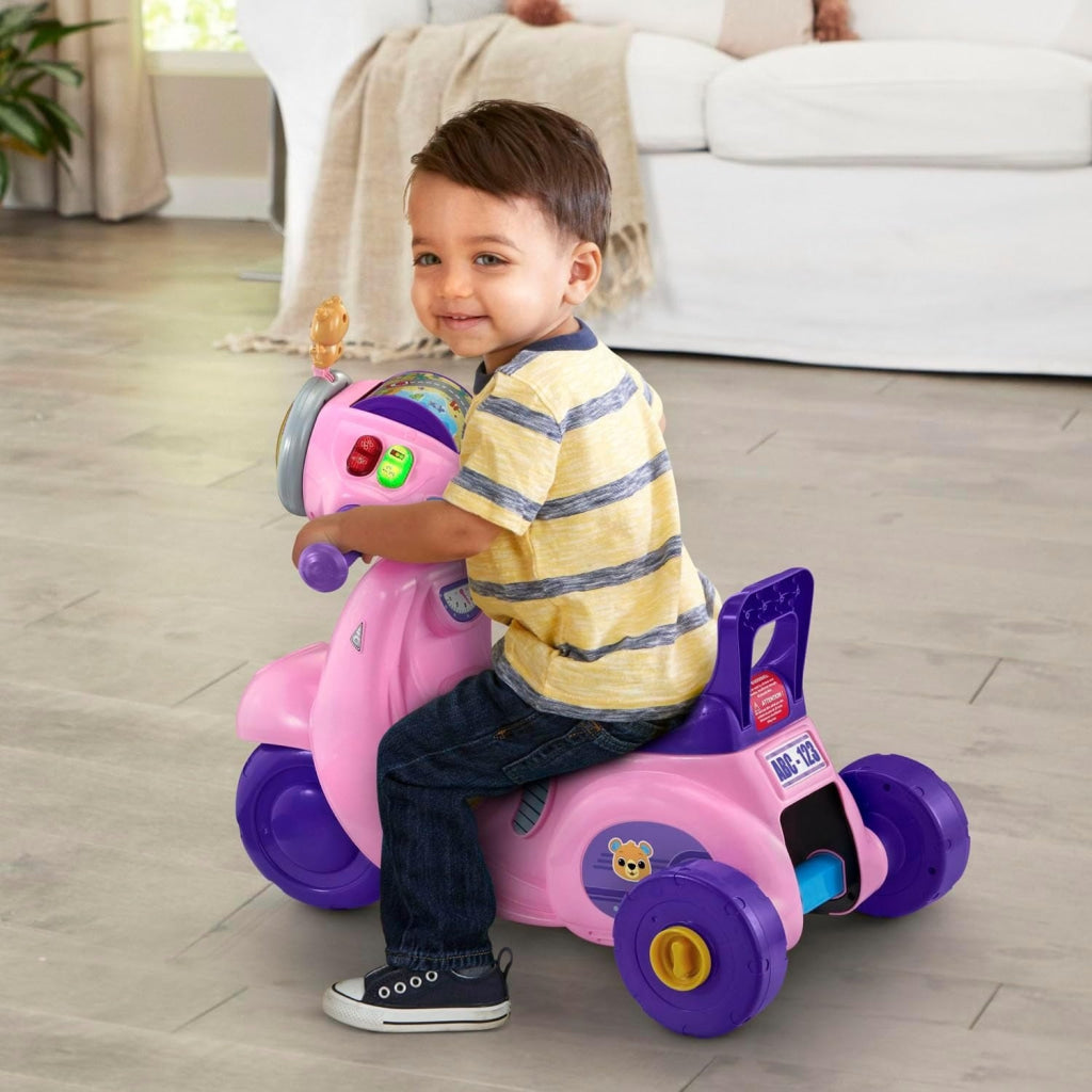 VTech 2 In 1 Ride N Balance Scooter Pink - VTech