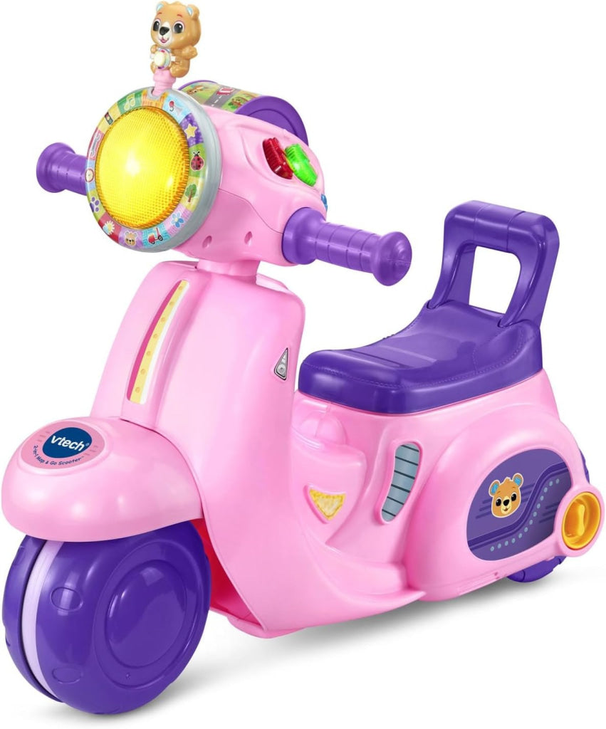 VTech 2 In 1 Ride N Balance Scooter Pink - VTech