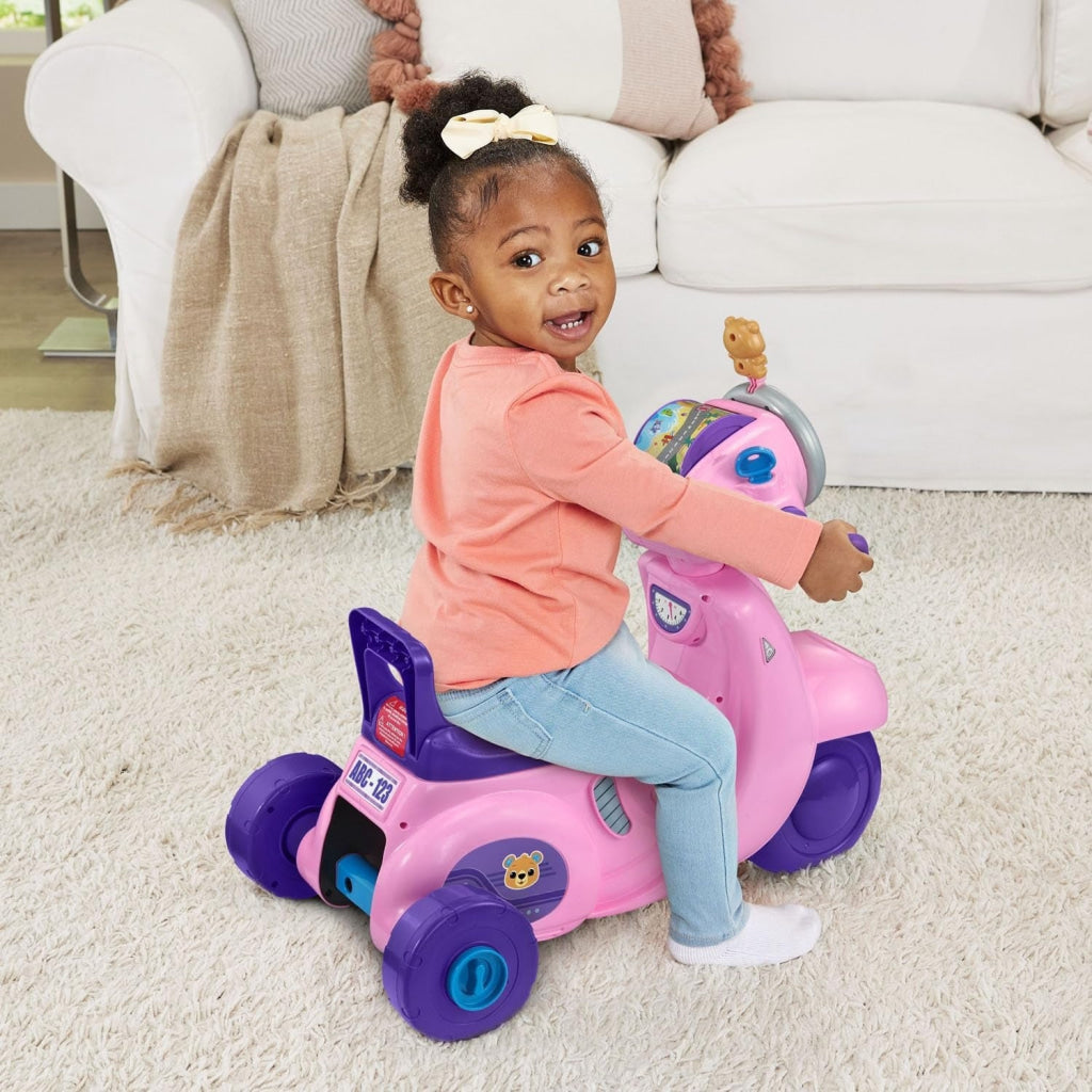 VTech 2 In 1 Ride N Balance Scooter Pink - VTech