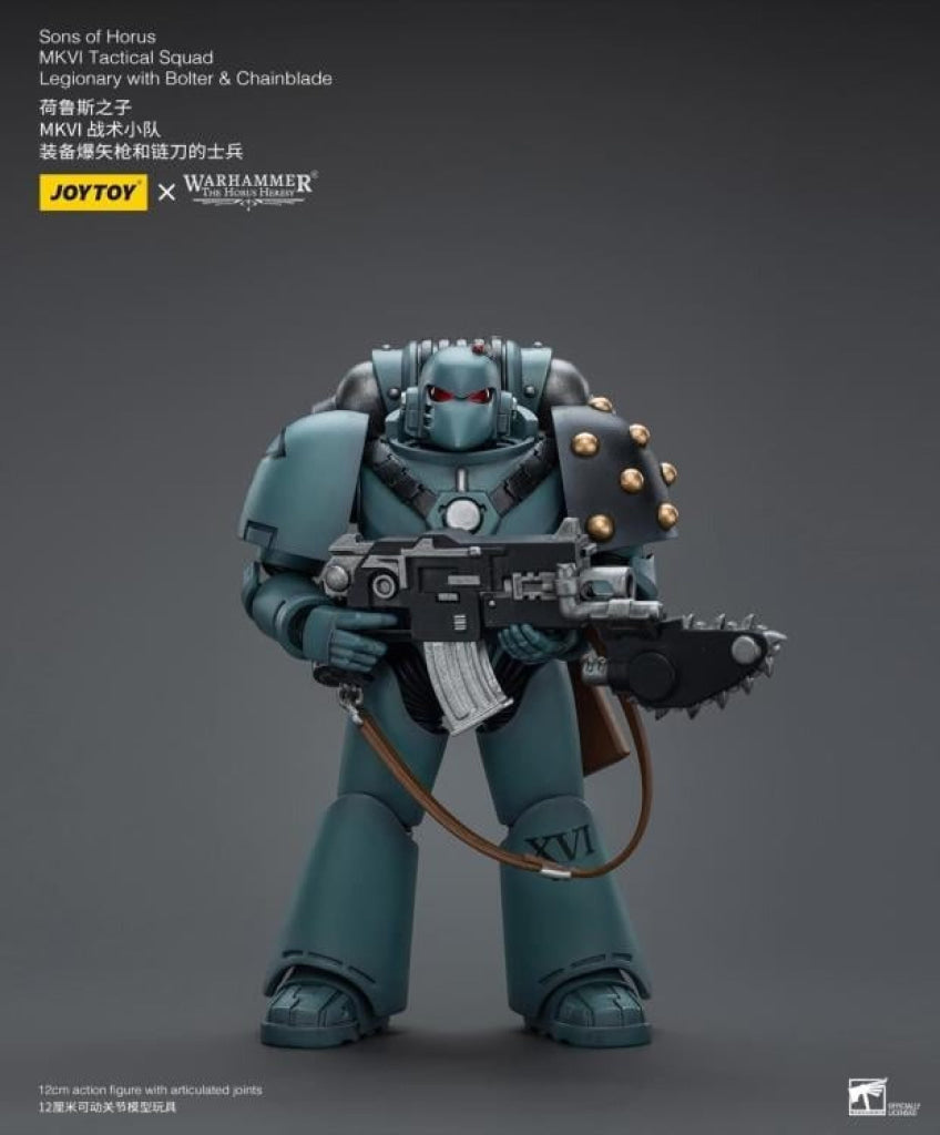Sons Of Horus: Mkvi Tactical Squad Legionary With Bolter & Chainblade Jt9497 Warhammer 40K