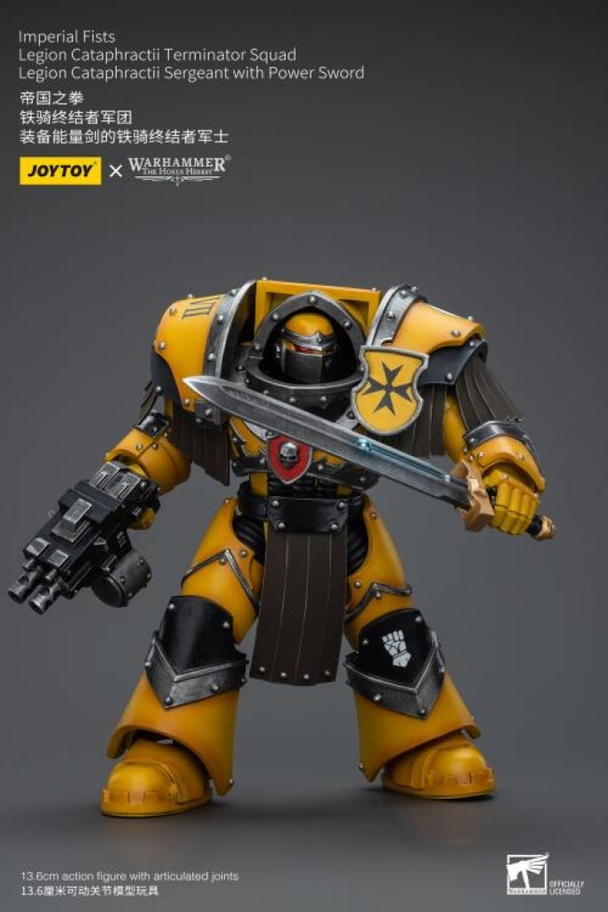 WARHAMMER - The Horus Heresy: Imperial Fists Legion Cataphractii Terminator Squad Legion Cataphractii Sergeant with