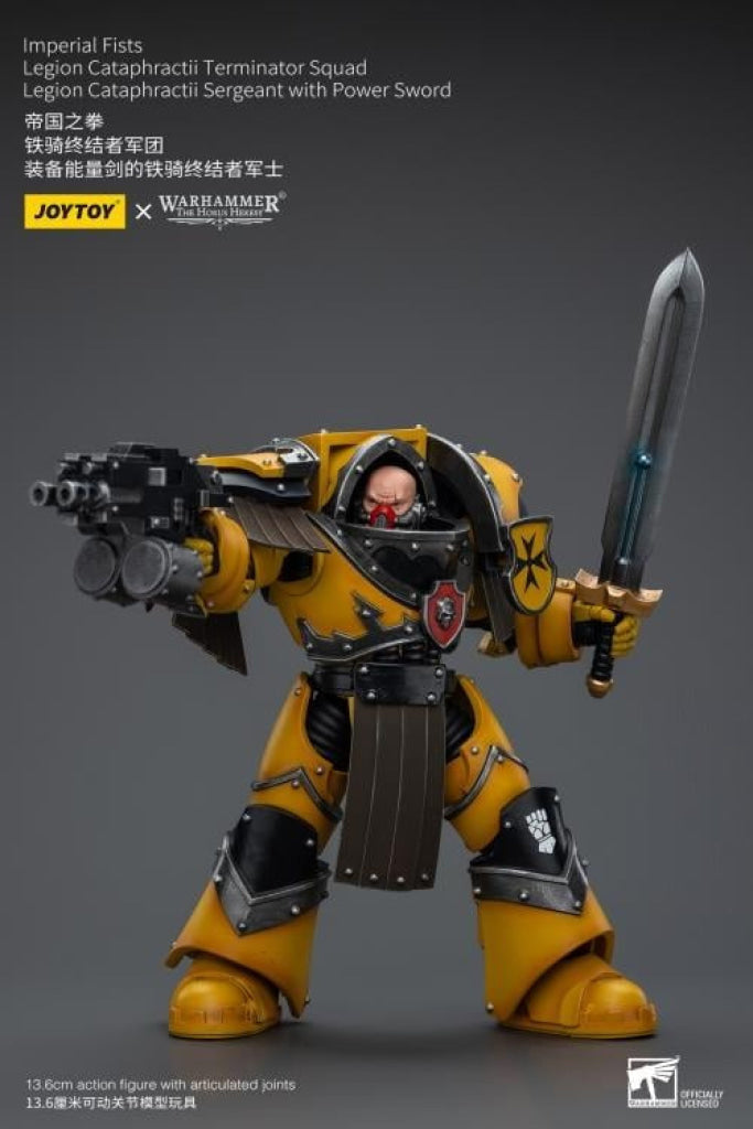 WARHAMMER - The Horus Heresy: Imperial Fists Legion Cataphractii Terminator Squad Legion Cataphractii Sergeant with