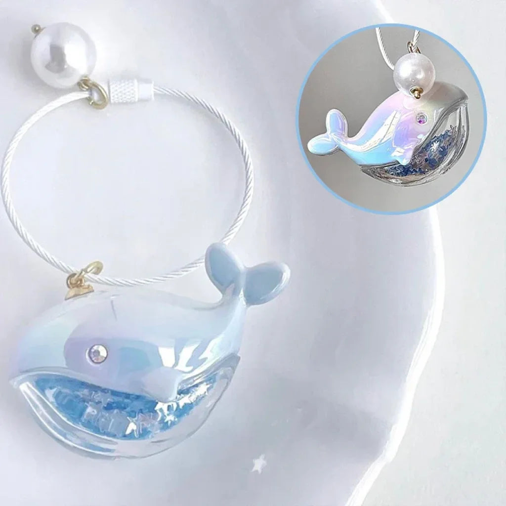 Whale Keychain Pendant Charm
