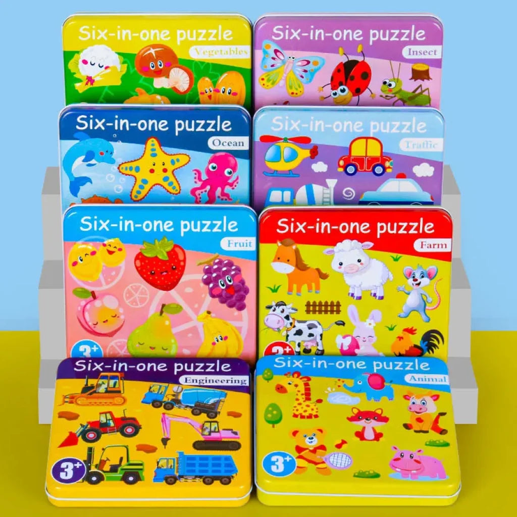 Wooden Baby Animal Puzzle Montessori