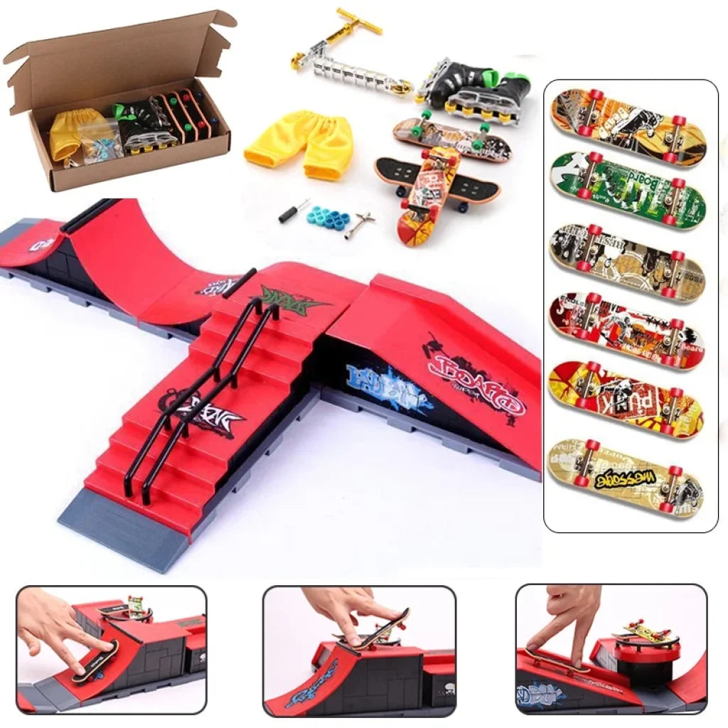 Wooden Fingerboard Finger Skateboard