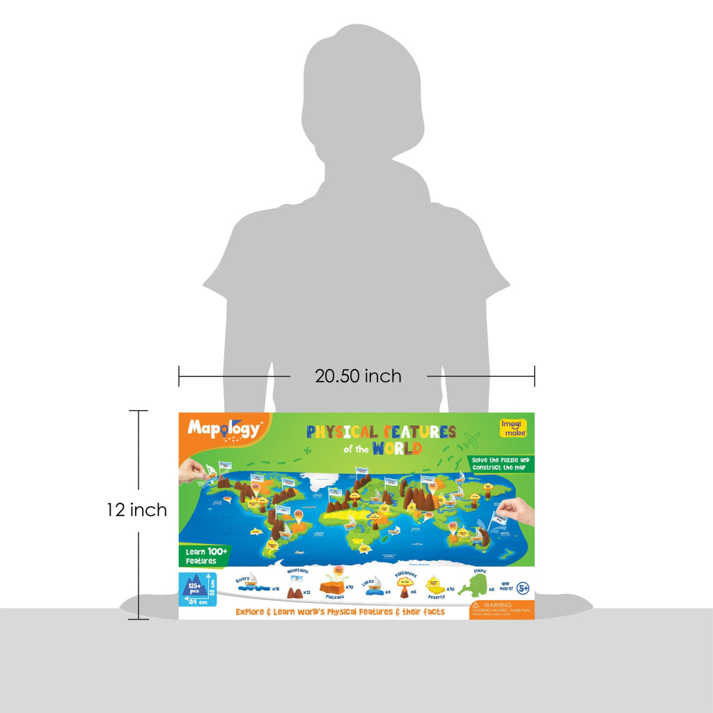 World Interactive Geography Puzzle – Physical Features & Landforms - Mapology