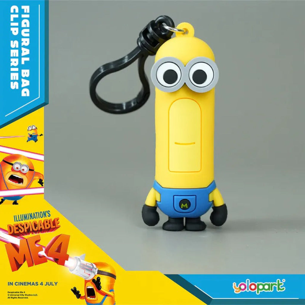 Yolopark Despicable Me 4 - 3D Foam Bag Clip Series Minions