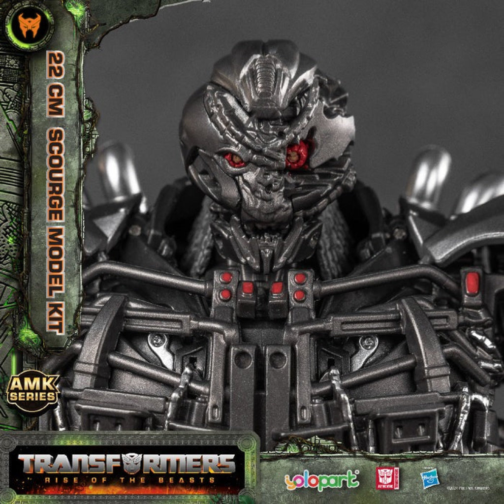 Yolopark Transformers: Rise Of The Beasts - 22Cm Scourge Model Kit Amk Series Transformers
