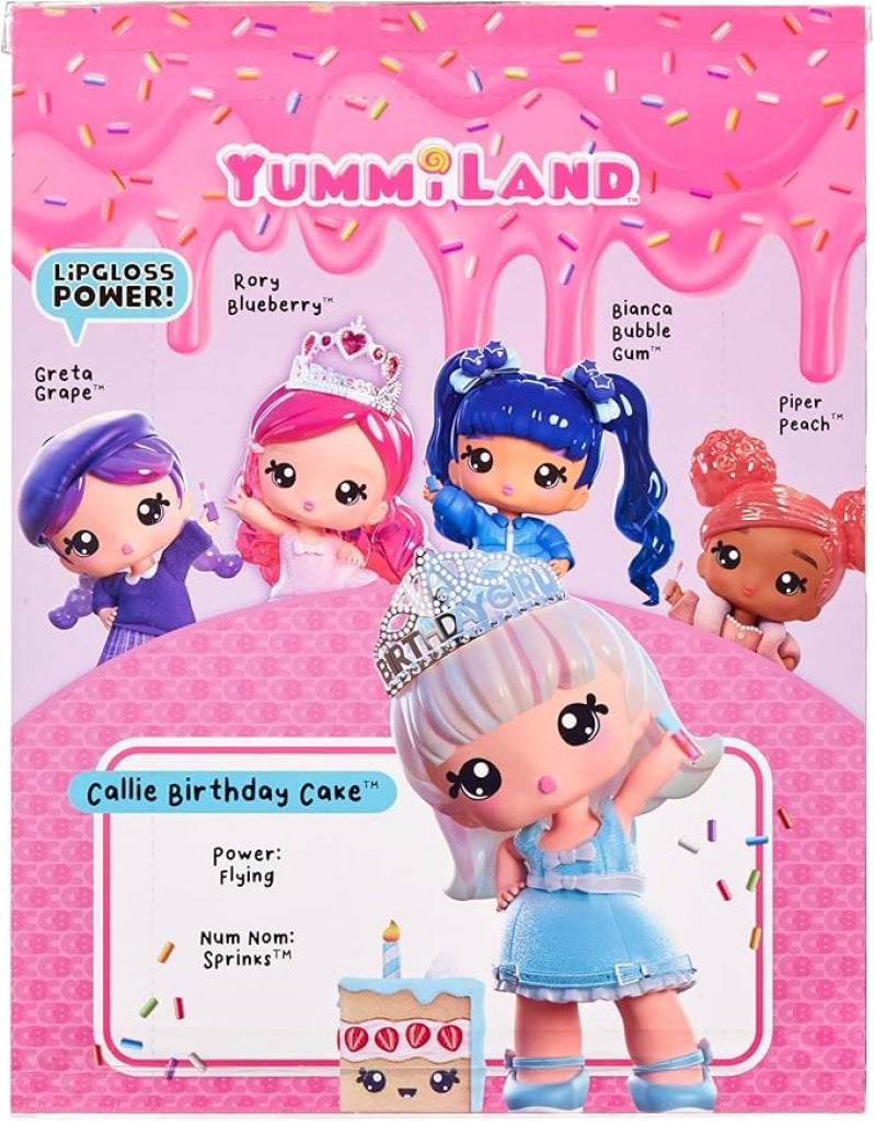 Yummiland Large Doll With Lipgloss Pet - Bianca Bubblegum