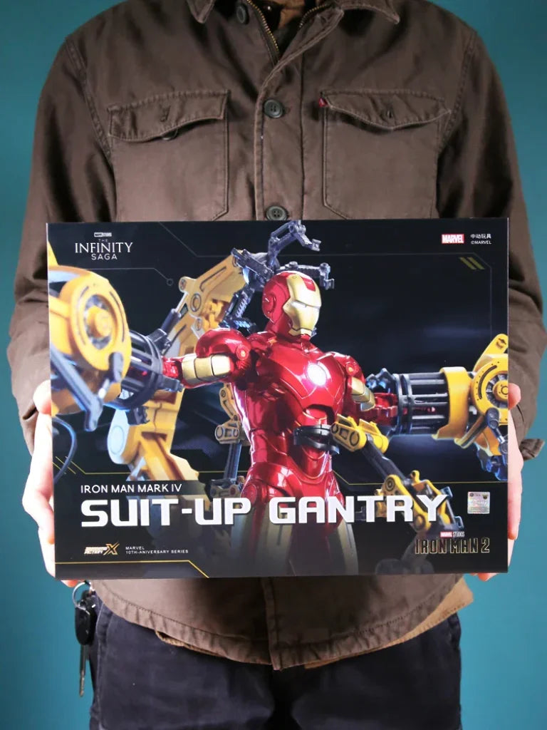 Zd Toys Suit Up Gantry With MK4 iron man Gantry Original 1/10