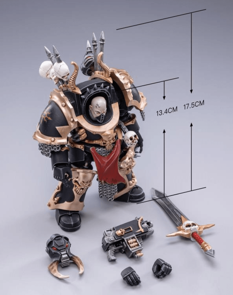Joytoy Warhammer 40K Black Legion Chaos Terminator Brother Gnarl Warhammer