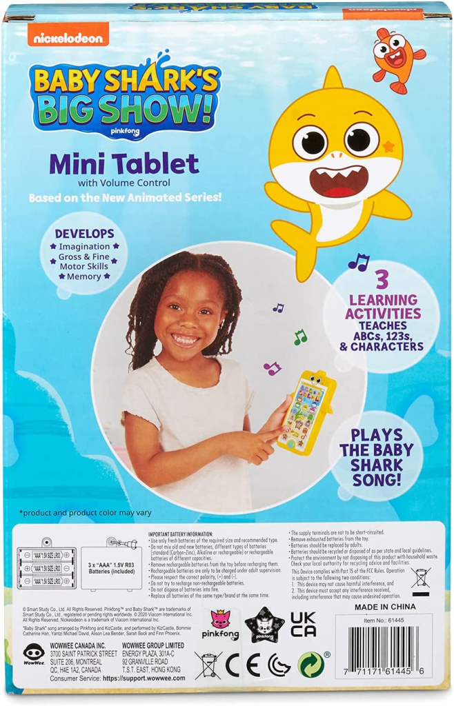 Pinkfong Baby Sharks Big Show! Mini Tablet
